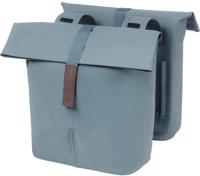 BASIL Tas city dubbel vegan leather | graphite blue 28-32l - thumbnail