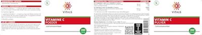 Vitals Vitamine C Poeder Calciumascorbaat - thumbnail
