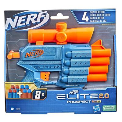 Hasbro Nerf elite prospect qs4 inclusief 8 pijltjes Hasbro Nerf elite prospect qs4 inclusief 8 pijltjes
