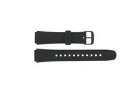 Horlogeband Casio 10134116 / AW-S90-1A / AW-S90 Kunststof/Plastic Zwart 18mm - thumbnail