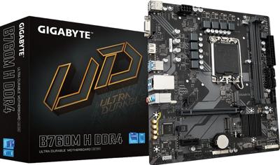 Moederbord Intel Gigabyte B760M H DDR4 Moederbord Intel Gigabyte B760M H DDR4