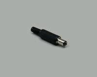 BKL Electronic 072611 Laagspannings-connector Stekker, recht 6.3 mm 3 mm 1 stuk(s) - thumbnail