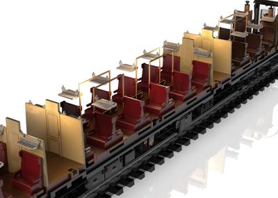 Märklin 42580 H0 3-delige set personenrijtuigen van de DR