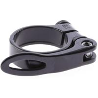 Mirage Zadelpenklem alu 34.9 zwart - thumbnail