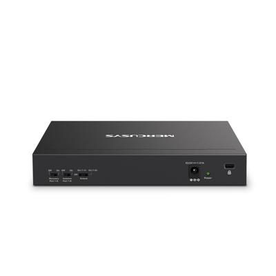 MERCUSYS - 10-poorts 10/100 Mbps computer switch met 8 PoE+PoE+65W poorten, compatibel met 802.3af/at PDs, energiebeheer, metalen behuizing, plug & play, geen configuratie nodig