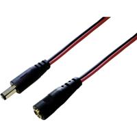 TRU COMPONENTS Laagspannings-verlengkabel Laagspanningsstekker - Laagspanningsbus 5.5 mm 2.1 mm 5.5 mm 2.1 mm 3.00 m 1 stuk(s) - thumbnail