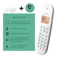 Draadloze vaste telefoon - LOGICOM - DECT ILOA 150 SOLO - Taupe - Zonder antwoordapparaat - thumbnail