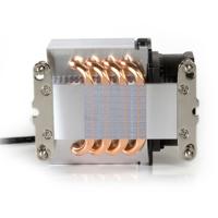Inter-Tech A-24 Processor Koeler 6 cm Aluminium, Zwart - thumbnail