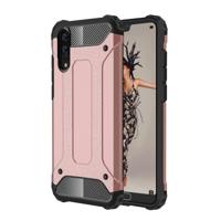 Voor Huawei P20 Cover Full-body ruige TPU + PC combinatie back cover (Rose goud) - thumbnail
