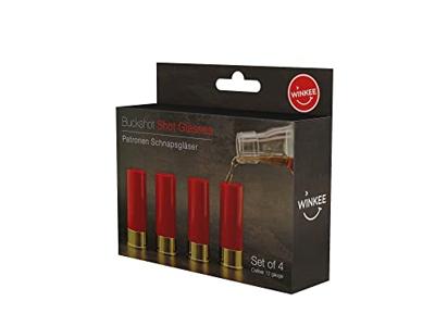 Hagelpatroon shotglaasjes (set van 4)