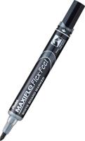 Whiteboardmarker pentel mwl5sbf 1.5-4.5 zwart - thumbnail