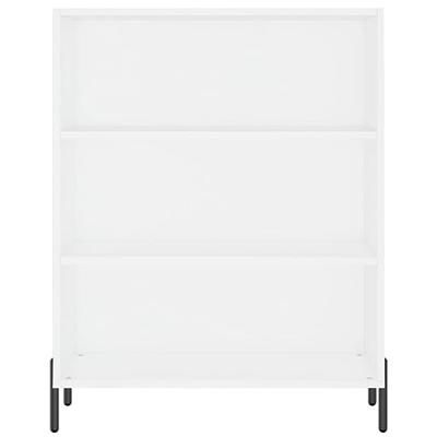 Schappenkast 69,5x32,5x90 cm bewerkt hout wit