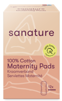 Sanature 100% Cotton Maternity Pads Kraamverband - thumbnail