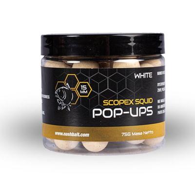 Nash Scopex Squid Pop Ups White 12mm 75gr