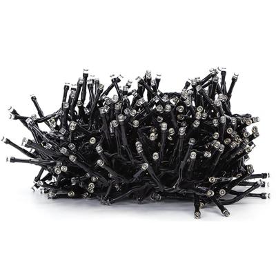 LED Lichtsnoer Warm Wit 2400K | 10m | 500 LED's | IP44 Waterdicht | Zwart