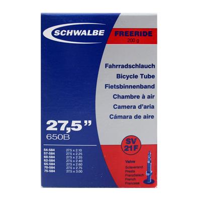 Schwalbe binnenband fv/sv21f 27.5" 54/75-584 Schwalbe binnenband fv/sv21f 27.5" 54/75-584