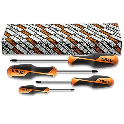 Beta 4-delig set schroevendraaiers voor Phillips® kruiskopschroeven (art. 1262) 1262/S4 - 012620304