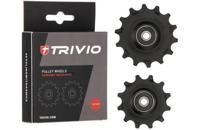 Trivio - derailleurwieltjes 12/14t chromo lagers - thumbnail