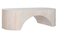 Hoofdtafel Home ESPRIT Wit 137 x 60 x 42 cm - thumbnail