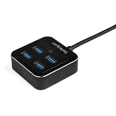 StarTech.com USB-C Hub 4 Port - USB Type-C/USB 3.1 Gen 2 Hub (10 Gbps) - Bus aangedreven - USB Type-C verdeler - Thunderbolt 3 USB-hub