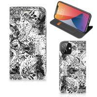 Mobiel BookCase iPhone 12 | iPhone 12 Pro Skulls Angel - thumbnail