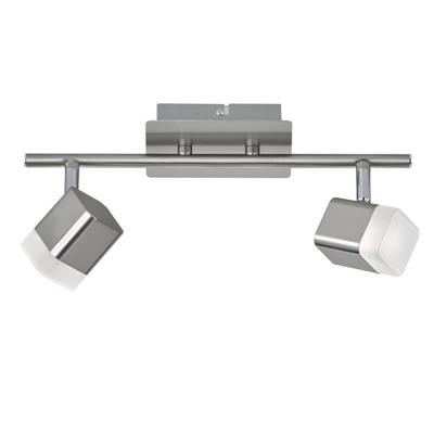 Trio PlafondspotRoubaix 2-lichts metaalgrijs - R82152107