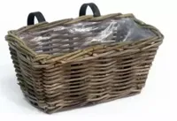 Mand Balkonmand l30b18h16cm grijs Van der Leeden - Van der leeden - thumbnail