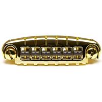 Graph Tech PS 8593 G0 ResoMax NW2 Wraparound Bridge met String Saver zadels (imperiale posten) - goud - thumbnail