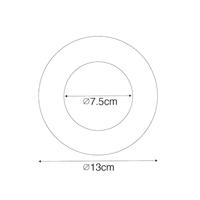 QAZQA Opvulring wit voor inbouwspots 7,5 - 13 cm - Spacer - thumbnail