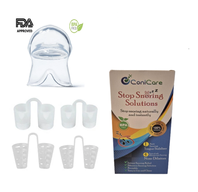 Deepsleep Anti snurk pakket - Tongstabilisator en neusspreiders Deepsleep Anti snurk pakket - Tongstabilisator en neusspreiders