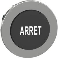 Schneider Electric ZB4FL233 ZB4FL233 Plat, Terugstelbaar (Ø) 30.5 mm Arręt Chroom, Zwart 1 stuk(s) - thumbnail