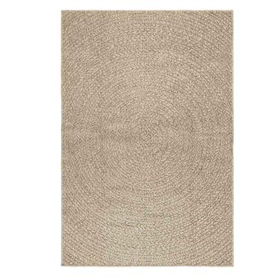 Vloerkleed ZIZUR beige binnen en buiten 120x170 cm jute look - thumbnail