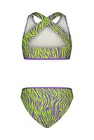 B.Nosy Meisjes bikini AOP - Active zebra groen - thumbnail