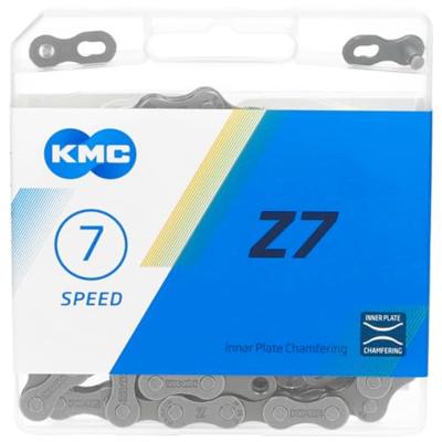 KMC fietsketting Z7 grijs/bruin 7 versnellingen 114L - thumbnail