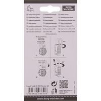 Burg Wächter 3651 Hangslot 40.00 mm Aluminium-zilver (chroom) Cijferslot - thumbnail