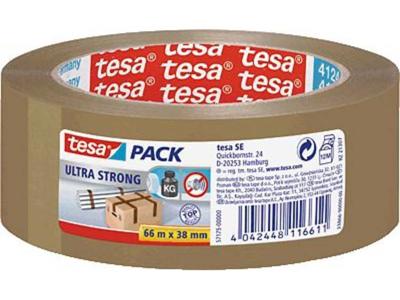tesa ULTRA STRONG 57175-00000-02 Pakband tesapack Bruin (l x b) 66 m x 38 mm 1 stuk(s)
