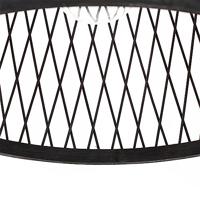 QAZQA Landelijke buiten hanglamp zwart rotan 40 cm - Calamus - thumbnail