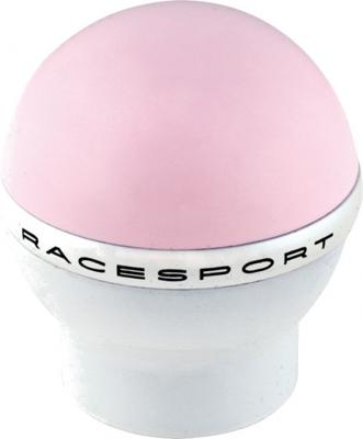 Race Sport pookknop aluminium 6 cm lift up reverse roze/wit