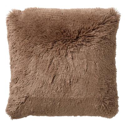 Sierkussen Fluffy 45x45 cm Tobacco Brown
