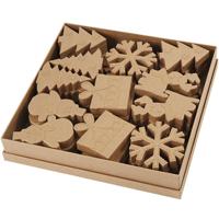 Creativ Company Wintervormen, h: 10-14 cm, 6x6 stuk/ 1 doos - thumbnail