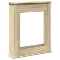 Haardombouw 75x20x87,5 cm bewerkt hout sonoma eikenkleurig - thumbnail