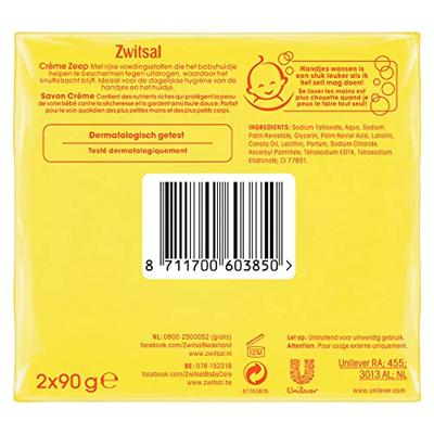Zwitsal Zwitsal Crème Zeep - 2x90 gr