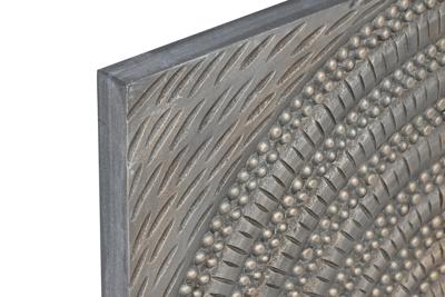 Wanddecoratie Home ESPRIT Gouden Modern 80 x 3,5 x 80 cm (4 Onderdelen)