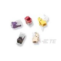 TE Connectivity TE AMP Unshielded Modular Jack Unshielded Modular Jack 1116604-1 1 stuk(s) - thumbnail