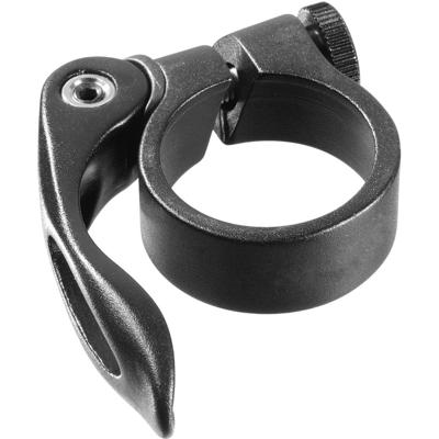 Zadelpenklem Ergotec SCQ-0100 ø34,9 mm aluminium met snelspanner - zwart