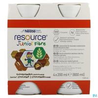 Resource Junior Fibre Chocolade 4x200ml - thumbnail