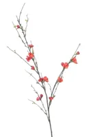 Emerald kunsttak kweepeer bloesem 125cm koraal - thumbnail