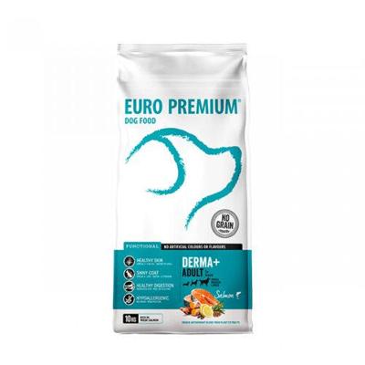 Euro Premium Grainfree Adult Derma+ Salmon & Potato hondenvoer 2 x 10 kg