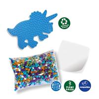 SES Creative Ses green beedz - strijkkralenset triceratops dino - thumbnail
