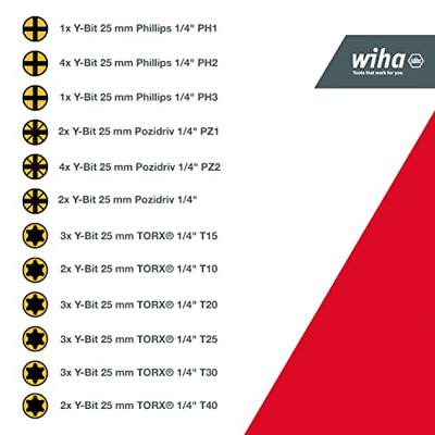 Wiha Bitset XLSelector Y-bit 31-delig professioneel 41832